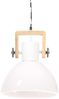 vidaXL Hängelampe Industriestil 25 W Weiß Rund 30 cm E27 320539 Bild 3