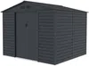 Vente-unique - ADELMO Gartenhaus Metall Grau - B 245 cm x H 221 cm x L 267 cm Bild 5