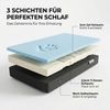 Hybridschaum-Matratze 7 Zonen Komfortschaum-Matratze mit Gel-Memory Foam in 2 Härtegrade, KNERST, Matratze 7 Zonen, 2 Härtegraden Bild 3