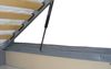 Dmora Geras Doppelbett, Bettkasten mit Stoffbezug und Kopfteil, 100 % Made in Italy, Öffnung vorne, geeignet für 160 x 190 cm Matratze, Beige Bild 5