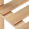 vidaXL Lagerregal mit 5 Böden 170x28,5x170 cm Massivholz Kiefer 327319 Bild 5