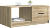 vidaXL Couchtisch Sonoma-Eiche 90 x 50 x 37 cm Holzwerkstoff 895877 Bild 2