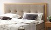 Alba Boxspringbett braun Eiche Massivholz 206cm x 168cm x 125cm Bild 2