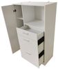 HTI-Line Küchenbuffet Küchenschrank Kombi L Blanca (Stück, 1-St, 1 Küchenschrank Kombi L Blanca) Küchenbuffet Mehrzweckschrank Mikrowellenschrank Bild 3
