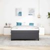 vidaXL Boxspringbett Dunkelgrau 140 x 190 cm Cordstoff 42006968 Bild 3