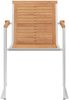 vidaXL Gartenstühle 8 Stk. mit Kissen Massivholz Teak 3078634 Bild 5