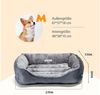 nobleza Hundematratze Hundebett für Hunde Rutschfestes Hundekorb, Superweicher Faserfüllung Bild 3