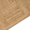 Teppich Jute beige 300 x 400 cm geometrisches Muster Kurzflor ESENTEPE Bild 5