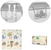 Chipolino Laufstall Amico Set Spielmatte 180 x 200 cm Halteringe Türe ab 1 Jahr beige Bild 4