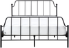 Bett mit Lattenrost MAURESSAC 140 x 200 cm Metall Schwarz Bild 5