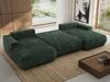 XXL Wohnlandschaft RINA U-Form 360 cm breit, Sofa mit Schlaffunktion & DL-Mechanismus, Wellenfederung, modern freistehend - Dunkelgrün Cord Bild 4