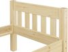 Singelbett Massivholz Kiefer unbehandelt 90x200 Zubehör wählbar V-60.38N-09Rollrost inkl. Bild 4