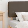 vidaXL Bettgestell mit gepolstertem Kopfteil Taupe 100 x 200 cm 877372 Bild 3