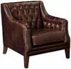 Vente-unique - COLBERT Sofa and armchair set Leder Braun - B 84 cm x H 84 cm x L 194,5 cm84 cm Bild 5