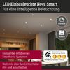 Paulmann 92446 LED Einbauleuchte Nova Coin 3er-Set Zigbee Tunable White Schwarz matt IP44 Bild 3