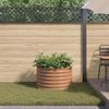 vidaXL Hochbeet Braun 80 x 80 x 44 cm Stahl 42011334 Bild 4