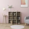 vidaXL Bücherregal Sonoma-Eiche 90x30x90 cm Holzwerkstoff 802933 Bild 3