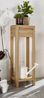 Blumensäule 30x90cm "Bayreuth" Kernbuche massiv Bild 2
