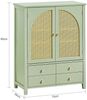 SoBuy FSB72-GR Schuhschrank, MDF, Lackiert, Grün, 70 x 90 x 34 cm Bild 3