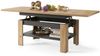 designimpex Couchtisch Design Rio stufenlos höhenverstellbar 55 - 67cm ausziehbar 130 - 170cm Bild 1