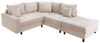 riess-ambiente Ecksofa KENT 220cm champagner beige · Chenille-Bezug, FSC-zertifiziert, Hocker, Set 2 Teile, Wohnlandschaft · Federkern · inkl. Kissen · L-Förmig · Modern Design Bild 4