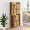 vidaXL Highboard 2 pcs Altholz Holzwerkstoff 3415667 Bild 4