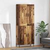 vidaXL Highboard 2 pcs Altholz Holzwerkstoff 3415667 Bild 1
