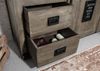 Sideboard Mango 150x45x80 grau lackiert RAILWAY #200 Bild 4