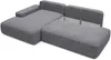 Vente-unique - DAVISO Sofa Stoff Grau - B 164 cm x H 87 cm x L 276 cm Bild 5