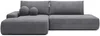 Vente-unique - DAVISO Sofa Stoff Grau - B 164 cm x H 87 cm x L 276 cm Bild 2