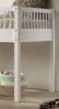 Hochbett >Buche Massiv< Rollrost, 90x200cm, Buche massiv weiß - 207,5x114x97,5 (BxHxT) Bild 4