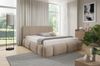 Compleo Polsterbett LED, Wolkenbett boucle ohne Matratze HUGS, Designerbett mit Bettkasten, 120/140/160/180/200x200 Bild 4