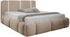 Compleo Polsterbett LED, Wolkenbett boucle ohne Matratze HUGS, Designerbett mit Bettkasten, 120/140/160/180/200x200 Bild 2