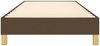 vidaXL Polsterbett, Stoff, 25,0 cm, Dunkelbraun, 100x200 cm, Natur Bild 5
