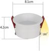 ZMH 5er Set LED Einbaustrahler 230V Einbauspots - 5W Decken Einbauleuchten - IP44 Bad LED Spots - 4000K Neutralweiß Feuchtraumlampe - Ø81mm Einbautiefe 45mm Beleuchtung für Badzimmer Küche Bild 5