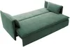 Vente-unique - TEODORA Sofa SamtStoff Grün - B 105 cm x H 89 cm x L 218 cm Bild 5