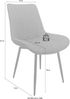 HELA Drehstuhl Vierfußstuhl BERGEN (Set, 2 St), Esszimmerstuhl, XL-Sitzbreite, 360° drehbar Bild 4
