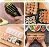 SURFOU Sushiteller Sushi Maker Set 20 Stück Sushi Kit mit matte Bazooka, mit Messer Essstäbchen Avocadoschneiderr Geschmacksgericht Bild 3