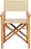 vidaXL Esszimmerstuhl Braun und Beige 56 x 54 x 87 cm Massivholz Teak 42032676 Bild 3