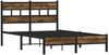 vidaXL Bettgestell ohne Matratze mit Kopfteil Sonoma-Eiche 120x190 cm 4017197 Bild 3