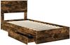 vidaXL Aufbewahrungsbett Geräucherte Eiche 90 x 190 cm Holzwerkstoff 3410844 Bild 5