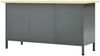 vidaXL Arbeitstisch Schwarz 160 x 60 x 85 cm Stahl 145348 Bild 5