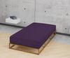 biberna Feinbiber-Spannbetttuch 0002744, dunkel violett, 1x 140x200 cm - 160x200 cm Bild 3