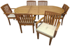Gartengruppe Liberia oval + 6 King Sessel 180-260 cm Bild 5