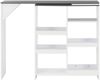 vidaXL Bartisch mit Beweglichem Regal Weiß 138 x 39 x 110 cm [280226] Bild 2