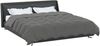 vidaXL Ganzjahresbettdecke Gepolstert Hellgrau 200 x 240 cm Mikrofaser 42026005 Bild 3