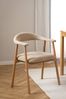 Holzstuhl >Addi< (2er-Set) in Beige, Polyester, Massivholz - 56x75,5x54 (BxHxT) Bild 2