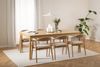 Holzstuhl >Addi< (2er-Set) in Beige, Polyester, Massivholz - 56x75,5x54 (BxHxT) Bild 4