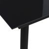 vidaXL Garten-Esstisch Schwarz 80x80x74 cm Stahl und Glas 312157 Bild 3