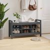 vidaXL Flurbank Grau 110x40x60 cm Massivholz Kiefer 821791 Bild 5